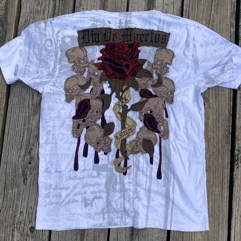 j. steger white skull graphic tee!